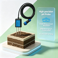 Capteur de pH du sol solaire autonome LoRaWAN pour la surveillance en temps réel sans fil de l'agriculture intelligente et de la culture des cultures
