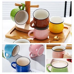 Taza de Cerámica Creativa con Logotipo Personalizado, Diseño Moderno con Gran Capacidad para Leche o Café en el Desayuno - Product Image 5