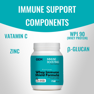 Oem/odm מועשר בויטמין חלבון מי | תמיכה חיסונית & שריר | טעם מותאם אישית & אבקת תווית - Product Image 2