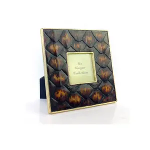 Wholesale resin turtle shell handmade photo frame home decor