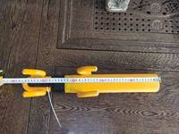 Antivol de volant rétractable en acier en forme de T de 62 cm avec 2 clés, dispositif de sécurité autodéfense, accessoire transfrontalier