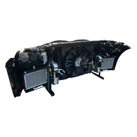 Kit de pare-chocs avant et lèvre de pare-chocs pour M3 G80 M4 G82 2021-2024 M Power LCI, cadre de phares en fibre de carbone, calandre de refroidissement d'occasion
