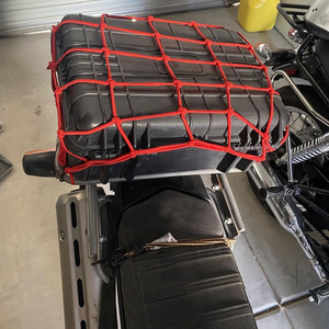 Red elástica para carga de motocicleta, red elástica resistente con 6 ganchos de plástico ajustables - Product Image 4