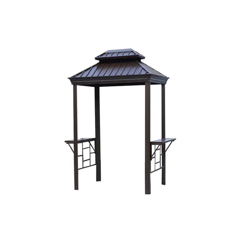 Coastshade 8X5 Grill Bbq Tuinhuisje Dubbele Tiered Vervanging Luifel Outdoor Barbecue Tuinhuisje Tent Dak Top