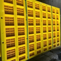 Maßgefertigte Verschleißfeste Polyurethan-Kleinsiebplatten für Bergbau und Mineralverarbeitung PU-Vibrationssiebplatte OEM Geringe Mindestbestellmenge