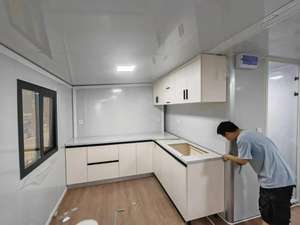 Casa Container Prefabbricata Completamente Arredata Impermeabile 20ft Pieghevole Espandibile per Uso Mobile Villa Hotel Ufficio - Product Image 4