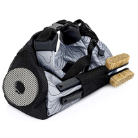Sac de craie d'extérieur grande taille avec fermeture magnétique, 4 poches et porte-brosses pour l'escalade