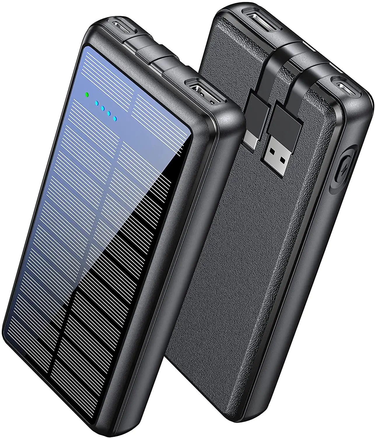 Pronto Stock per la spedizione Slim Thin 3A batteria ad alta velocità caricabatterie portatile USB A Input Type C Power Bank