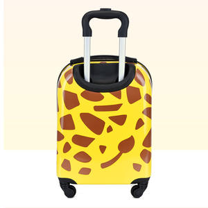 बच्चों के सामान सामान के सामान के साथ सीधे बच्चे ले जाते हैं डायनासोर के हार्ड शेल स्पिनर रोलिंग सूटकेस - Product Image 3