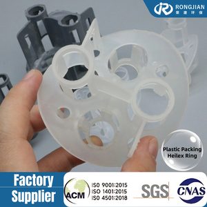 Anello a corona industriale in PP da 3 pollici con elevata frazione di vuoto, supporto per imballaggio casuale per torri di raffineria petrolchimica - Product Image 1