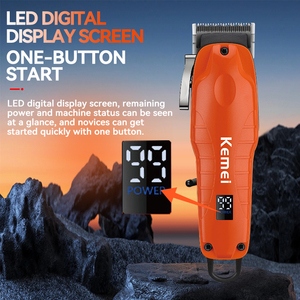 Kemei Km-2355 Tagliacapelli Elettrico Portatile Senza Fili con Display LCD, 2000mAh, USB, 4 Colori Disponibili - Product Image 4
