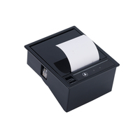 Impresora Térmica de Recibos Integrada HSPOS QR74 de 58 mm, Cortador Automático, 100 mm/s, RS232, USB, DC12V, 139x67 mm, para Kiosco, Máquina Expendedora, Punto de Venta