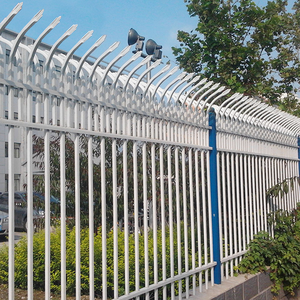 Clôture décorative en fer forgé de haute qualité, <span class=keywords><strong>prix</strong></span> imbattable, fabrication chinoise SRX, clôture en acier galvanisé en fer forgé - Product Image 2