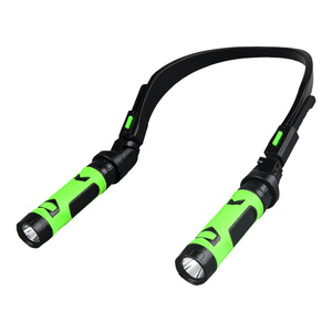 Dual <b>Led</b> Neck <b>Light</b> Rechargeable Battery Plastic Body White <b>Light</b> Outdoor Camping Running Repair <b>Work</b> - Product Image 1
