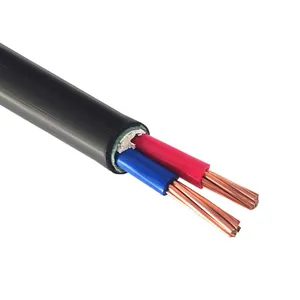 2x0.5mm2 approbation UL Flexible UL2845 câble de cordon d'alimentation souple à double noyau en cuivre sans oxygène