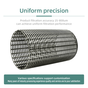 Tùy chỉnh 304 316 thép không gỉ Johnson Màn hình Wedge Lọc Cartridge cát điều khiển màn hình ống cho chất lỏng lọc kim loại lưới - Product Image 3