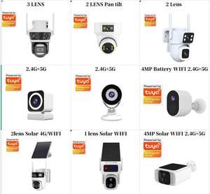 屋内Tuyaスマートセキュリティカメラ 天井設置型 ワイヤレスWiFi 2.4G/5G デュアルレンズ デュアル画像 CMOS 5V2A AI人物検知 IP66 6MP - Product Image 6