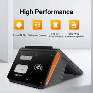 Noryox 8 Inch All In 1 Android Pos With Android 12 Version Handheld Pos Terminal Machine Support OEM Order And Free SDK Pos