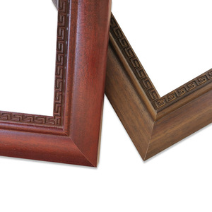 Solid Wood <b>Frame</b> 6025 Red Walnut Rectangular Wall <b>Mounting</b> Picture <b>Frame</b> Trim Moldings - Product Image 2