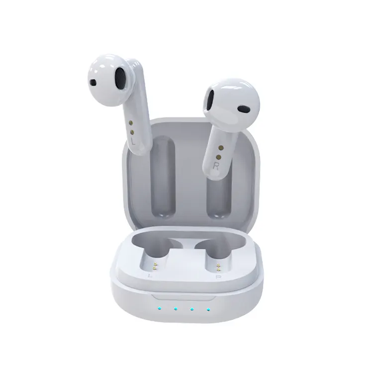 TWS bt5.0 earphone true wireless stereo earbuds touch control headset with charging box for iphone and Android mobile phone