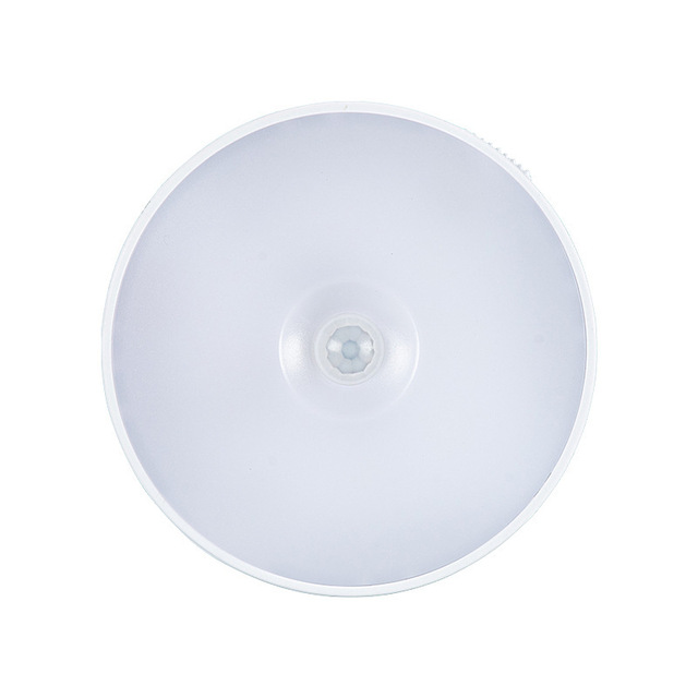 Mini Touch Control Night Light Wireless Round Motion Sensor Night Lamps Bedroom Wardrobe Kitchen Lighting Wall Lamps