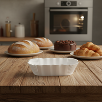 Papier silicone de qualité alimentaire, moules à gâteau jetables antiadhésifs, doublures pour pains