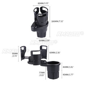 Soporte Universal para Bebidas en Rejilla de Ventilación de Coche 2 en 1, Ajustable, para Teléfono Móvil, Doble Soporte para Vasos, Extensor, Base para Botellas - Product Image 3