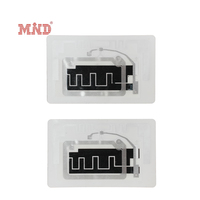 Soğuk zincir izleme RFID UHF + NFC akıllı kağıt etiket sıcaklık sensörü veri kaydedici NFC etiketleri için hastane plazma çanta