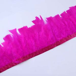 Piume fai da te artigianato all'ingrosso <span class=keywords><strong>serie</strong></span> più vendute oro sfuse piume di tacchino fornitori - Product Image 6