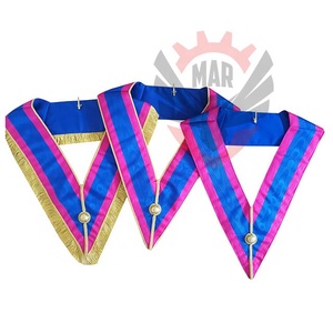 ผ้ากันเปื้อนประจำจังหวัดลายเครื่องหมายและปกเสื้อขอบทอง - Product Image 5