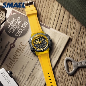 Reloj Deportivo SMAEL 8118 para Hombre, Digital y Analógico, Doble Hora, Alarma, Resistente al Agua 50M - Product Image 3