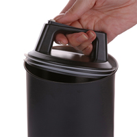 Vente en gros de pots de conservation sous vide en acier inoxydable de qualité alimentaire 18/8, hermétiques, détachables, 1600 ml, avec couvercle en métal, pour grains de café
