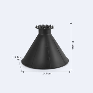 เครื่องมือขูดน้ำแข็งบนกระจกรถยนต์ รูปทรงกรวย ขจัดหิมะ ขูดน้ำแข็งอเนกประสงค์ ใช้กับกระจกมองหลัง สำหรับทำความสะอาดรถยนต์ - Product Image 6