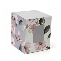 Emballage cadeau pour bougies parfumées de luxe écologiques recyclables en papier couché mat laminé, boîte pour bougies d'aromathérapie