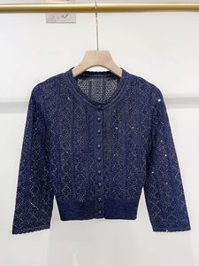 Yedi Renkli <span class=keywords><strong>2026</strong></span> Yeni Fransız Sandro Işıltılı İplik Oyuklu Şerit Sıcak Baskılı Kadın Günlük Takım - Product Image 5