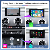 Adaptateur sans fil Apple CarPlay et Android Auto pour système Audi A3 A4 Q5 Q7 MIB, prend en charge AirPlay Mirror Link et caméra de recul