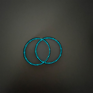 Anillo de Capítulo Luminoso Azul Súper Brillante de Acero Inoxidable 316L Compatible con SKX007 - Product Image 6