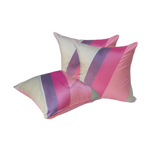 Funda de Cojín de Seda Tailandesa Hecha a Mano, Estilo Liso, Almohadas y Posicionadores Funcionales, Precio de Fábrica, Elegante y Cómodo - Product Image 1