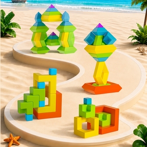 Blocs de construction QiYi Luban, blocs de construction de la tour Luban, cube, jouets éducatifs pour enfants - Product Image 6