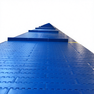 Gıda sınıfı PP POM PU esnek gömme ızgara tel Net örgü kemer zincir plaka <span class=keywords><strong>Slat</strong></span> kazıyıcı modüler bant konveyör - Product Image 1