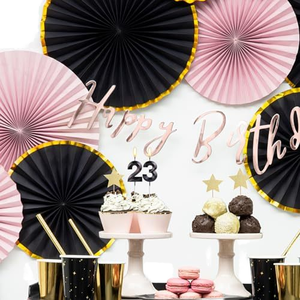 เทียนพาราฟินสำหรับปาร์ตี้วันเกิดสร้างแบบจำลองด้วยเม็ดเพชรสีดำโอเปร่า - Product Image 3