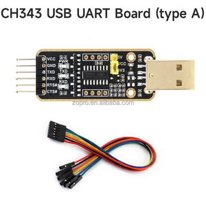 Ch343g <span class=keywords><strong>USB</strong></span> để UART TTL mô-đun đa giao diện Micro mini Type-A Type-C nối tiếp chuyển đổi cho Raspberry Pi - Product Image 2