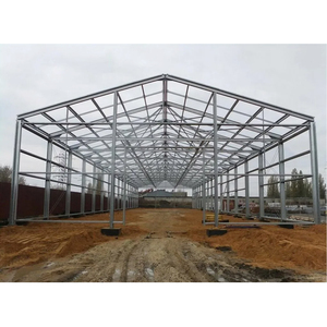 Bâtiment en structure métallique préfabriquée directement en usine pour la construction d'entrepôts et d'ateliers industriels - Product Image 1