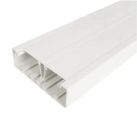 Goulotte de protection de câbles en PVC ignifuge pour organisation murale des fils