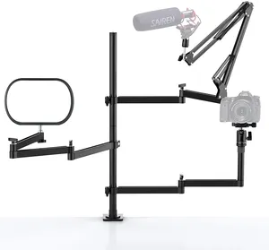 Luz de painel LED de vídeo 40W para iluminação fotográfica, luz de painel de alta CRI LED com controle remoto de 2700K a 5600K