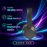 Headphone Olahraga Nirkabel BT 2.4G Dual-mode Berkualitas Tinggi yang Laris Manis, Peredam Kebisingan Aktif, Latensi Rendah, Kulit, PS4