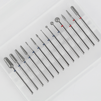Lot de 30 embouts de meulage pour ongles en diamant mélangés, professionnels, pour manucure, élimination des cuticules, outils de salon pour nail art
