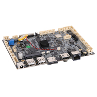 Prosesor Quad Core Touchthink Modul 3G/4G EMMC 5.1 A64 Sistem Android Mendukung Pembaruan USB TF Motherboard Industri