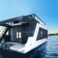 Péniche de luxe personnalisée, ponton, yacht pour pêche, sports et divertissement, restaurant flottant à vendre