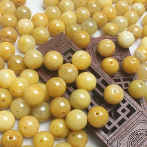 6Mm 8Mm 13Mm Natuurlijke Gele Jade Kralen Glad Rond Echt Geel Jade Losse Kralen Voor Diy Sieraden - Product Image 5